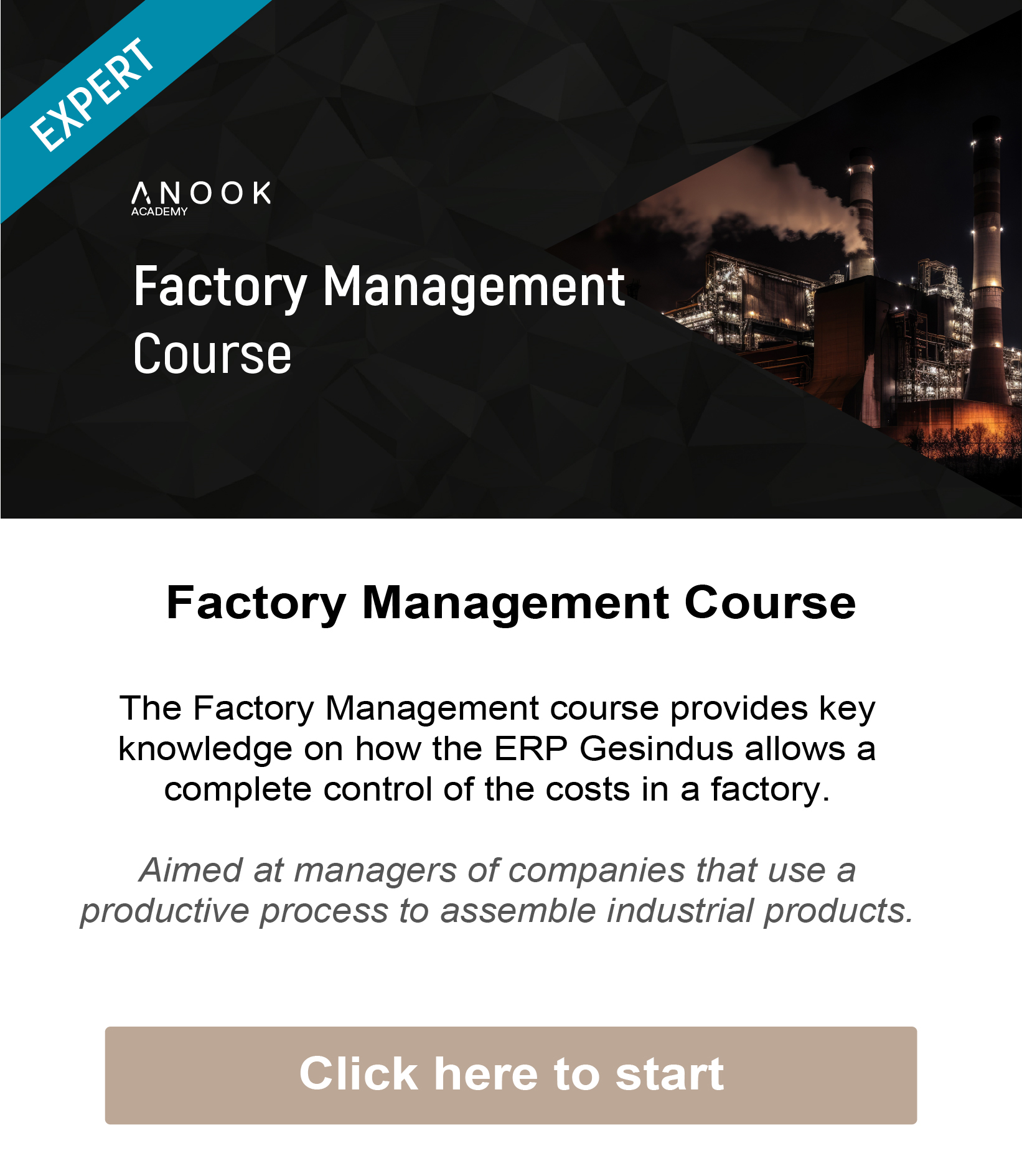 direcci&oacute;n de f&aacute;brica