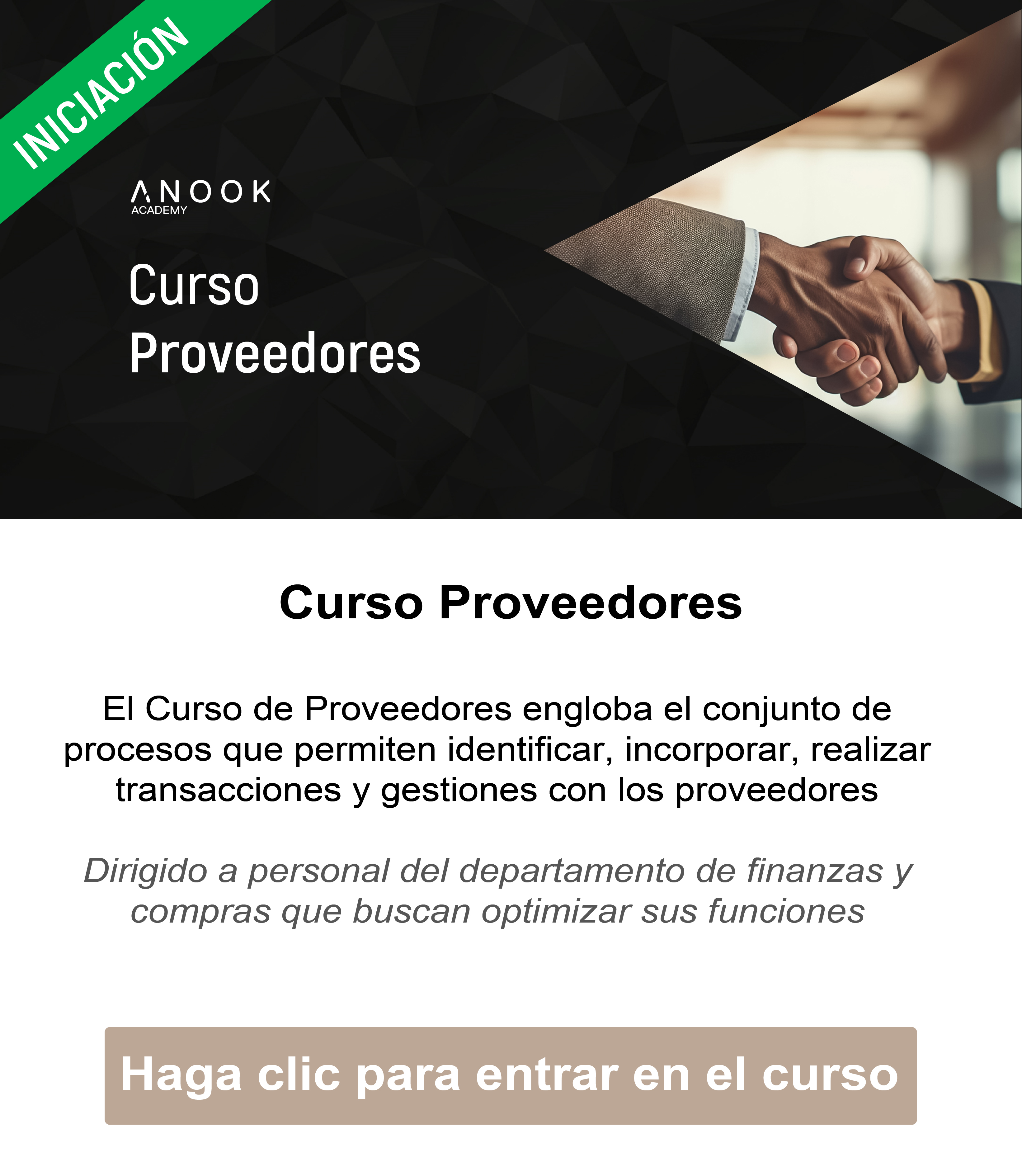 curso proveedores
